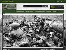 Tablet Screenshot of blackcrossmilitaria.com